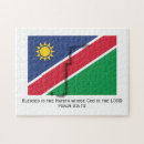 Recherche de namibie puzzles Drapeau namibien