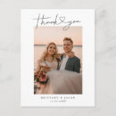 Recherche de postale mariage remerciements cartes Minimaliste