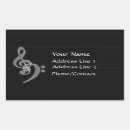 Recherche de symboles de musique autocollants Basse