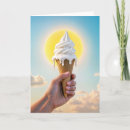 Recherche de glace à la vanille vœux cartes Nourriture