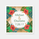 Recherche de luau serviettes Fleurs d'hibiscus