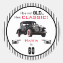 Recherche de vieilles voitures autocollants Drôle