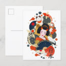 Recherche de illustration japonaise cartes postales Aquarelle