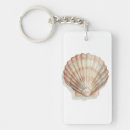 Recherche de coquille de plage porteclés Coquilles