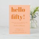 Recherche de 50 anniversaire invitations Unique