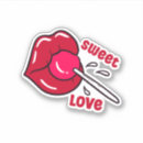 Zoek naar grote lippen stickers Rood
