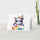 Recherche de hippopotame vœux cartes Célébration
