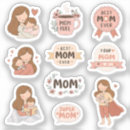 Recherche de super maman autocollants Mère