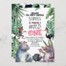 Recherche de hippopotame invitations Jungle