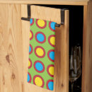 Zoek naar retro stippen keuken handdoeken Abstract