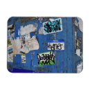 Recherche de street art magnets Bleu