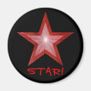 Recherche de étoile rouge magnets Brillant