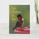 Recherche de throated vœux cartes Colibri