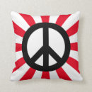 Recherche de symbole paix coussins Noir
