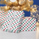 Recherche de blanc rouge vert papier cadeau Papier d'emballage de noël