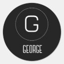 Recherche de logo monogramme autocollants Nom