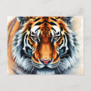 Recherche de yeux tigre cartes postales Faune