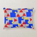 Recherche de couleur primaire coussins Motif géométrique