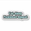Zoek naar eet slaap stickers Pickleball