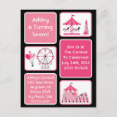 Recherche de parties de carnaval invitations Rose