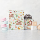 Recherche de animaux ferme papier cadeau Porc