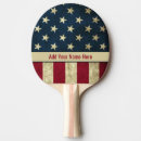 Recherche de drapeau américain raquettes ping pong Étoiles et rayures