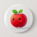Recherche de pomme kawaii badges Fruit