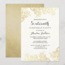 Recherche de 16 anniversaire invitations Fête