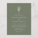 Recherche de de bouquet mariage invitations Minimaliste