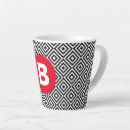 Recherche de rouge blanc noir tasses Motif