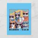 Recherche de femme de chat cartes postales Kamala