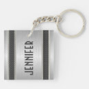 Zoek naar geborsteld aluminium sleutelhangers Metallic