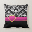 Recherche de coeur noir et blanc coussins Pour eux