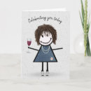Zoek naar wijn glas kaarten Schattig