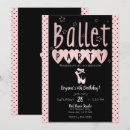 Recherche de pantoufles de ballet invitations Moderne