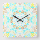 Recherche de mosaïque florale horloges Fleurs
