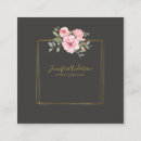 Recherche de fleurs sauvages cartes visite Noir