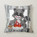 Zoek naar raccoon kussens Schattig