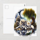 Recherche de lune de loup cartes postales Nature
