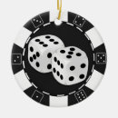 Recherche de jeton de poker ornements Noir