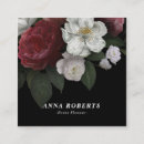 Recherche de rose blanc noir cartes visite Maquilleur