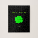 Recherche de st patricks day puzzles Shamrock