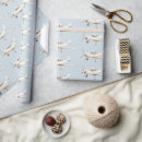 Recherche de avion bleu papier cadeau Blanc