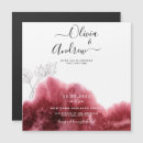 Recherche de rouge mariage invitations Marsala