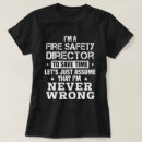 Recherche de sécurité incendie tshirts Emploi