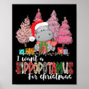 Recherche de hippopotame mignon posters Hiver