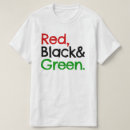 Recherche de vert rouge tshirts Afro américain
