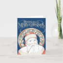 Recherche de st nicolas vœux cartes Vintage