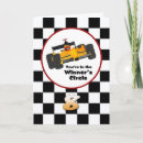 Recherche de car anniversaire cartes Voitures de course