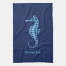 Zoek naar seahorse keuken handdoeken Blauw